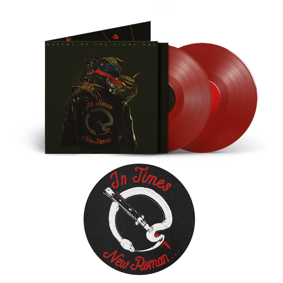 In Times New Roman... Opaque Red 2lp + Slipmat