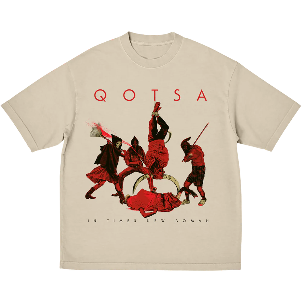Queens Of The Stone Age - In Times New Roman... Sand T-Shirt