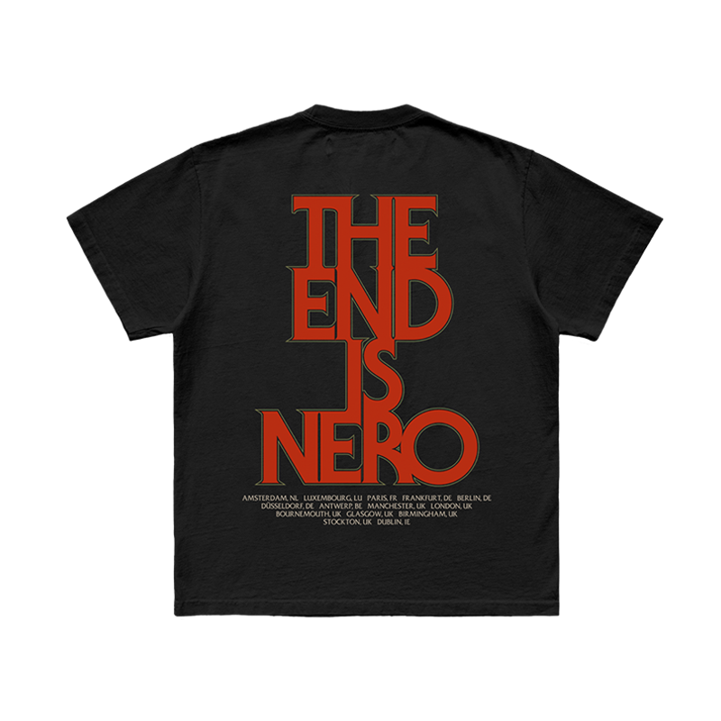 Queens Of The Stone Age - End Is Nero 23 Black Tour T-Shirt