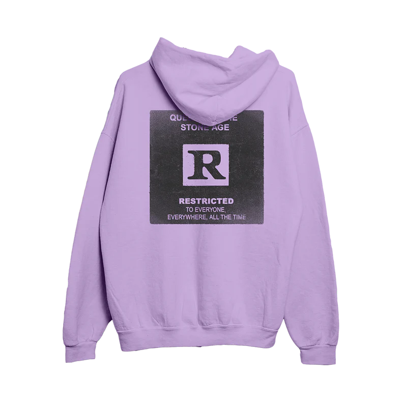 Queens Of The Stone Age - Rated R Purple Hoodie (72 HOURS ONLY)