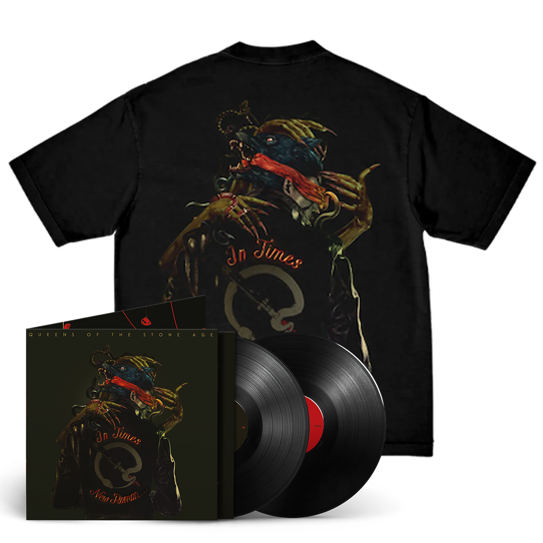 In Times New Roman... Standard Black 2lp + In Times New Roman... Cover T-Shirt