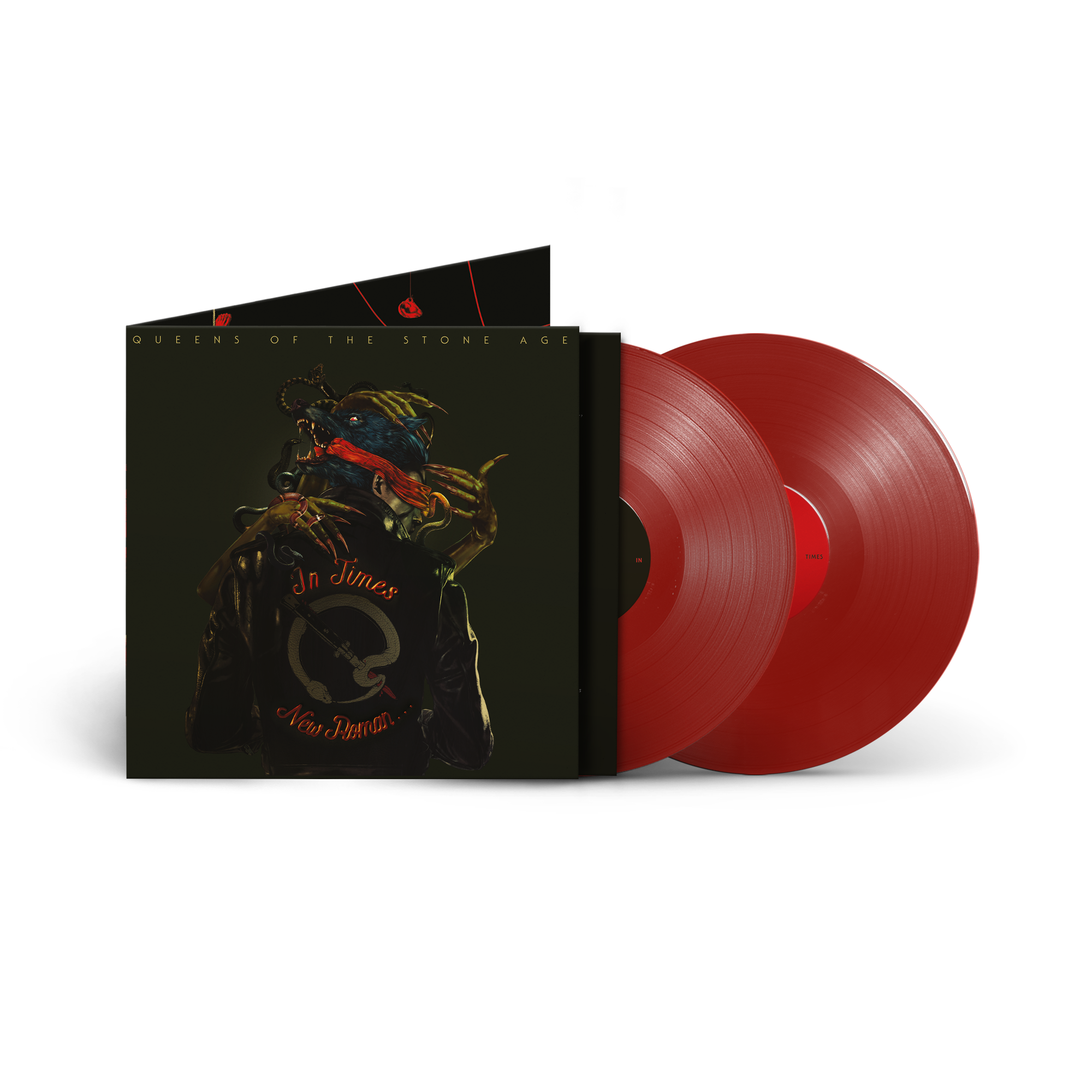 In Times New Roman... Opaque Red 2lp + In Times New Roman... Snake Hoodie