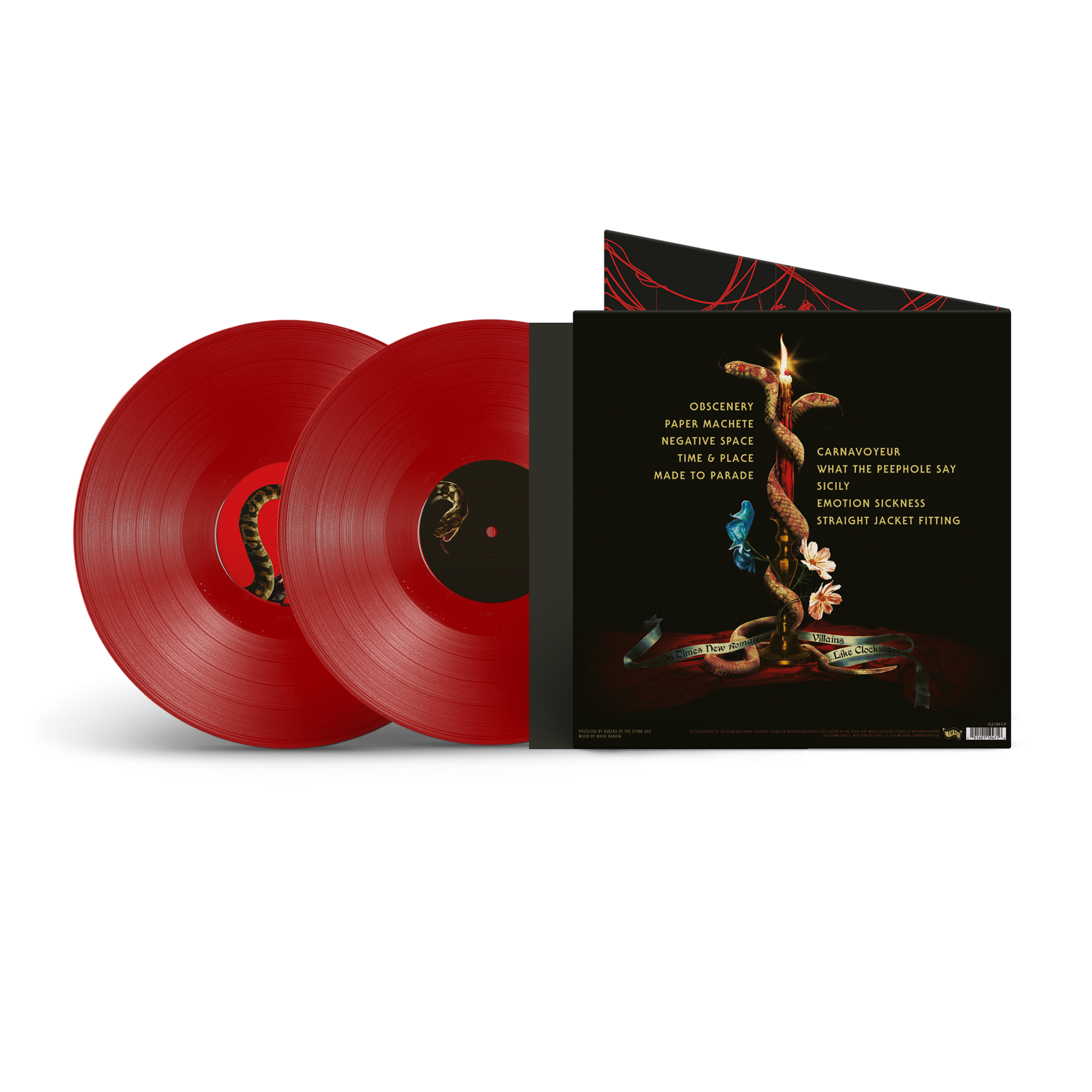 Queens Of The Stone Age - In Times New Roman... Opaque Red 2lp