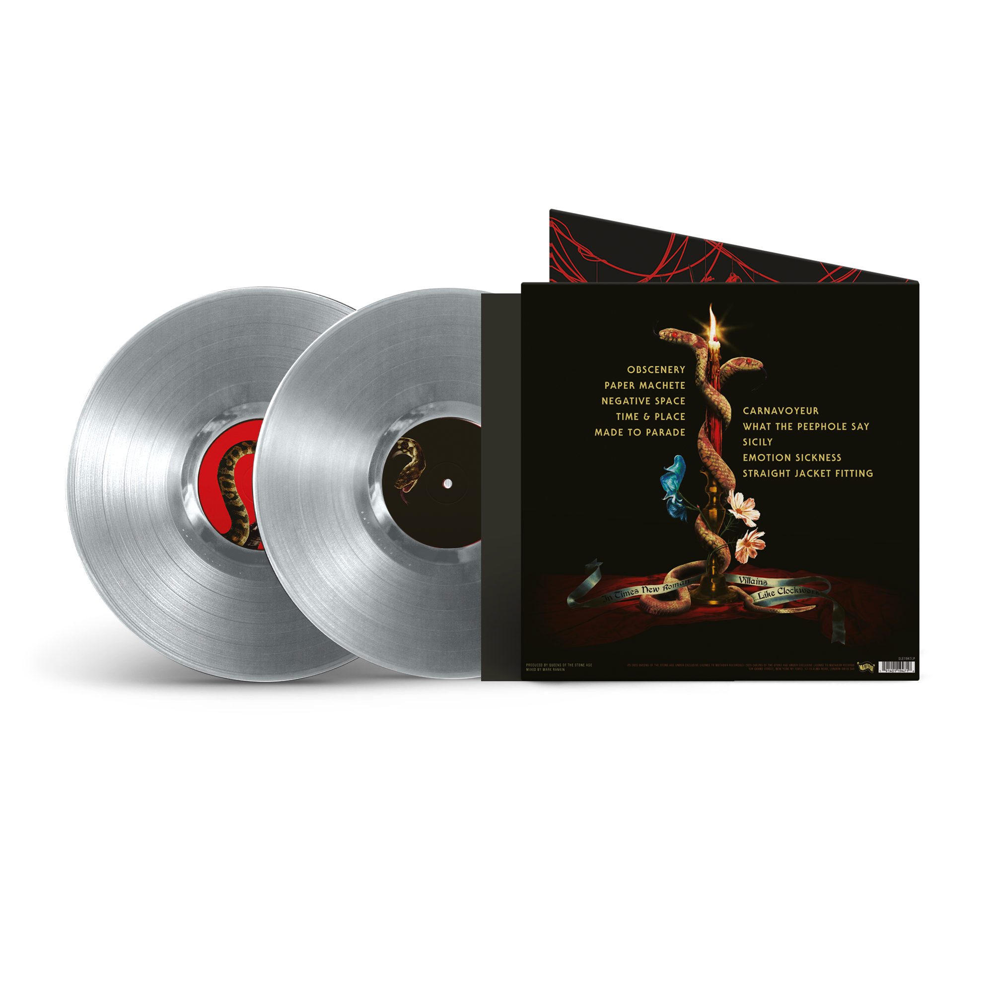 Queens Of The Stone Age - In Times New Roman... Opaque Silver 2lp