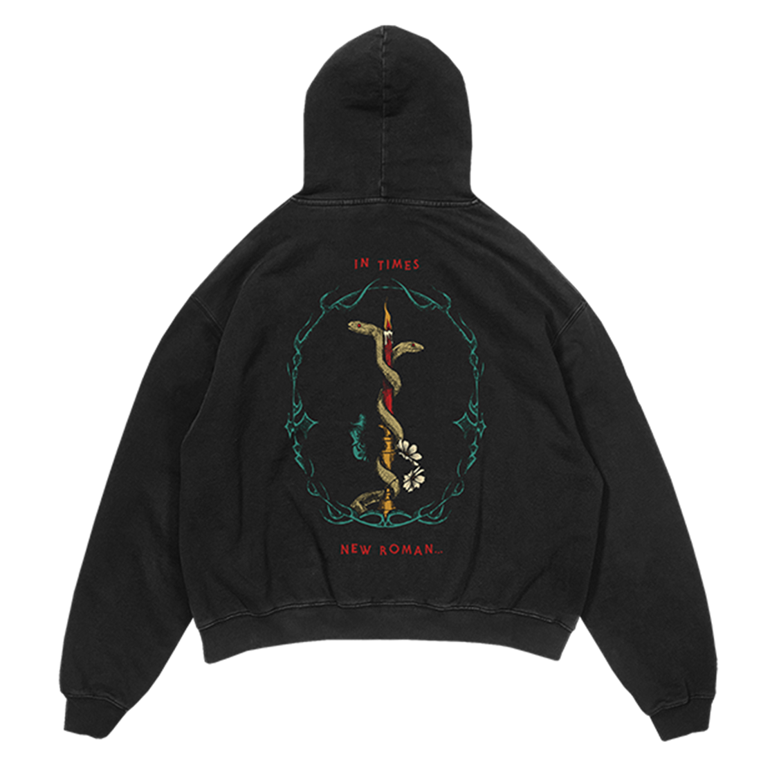 In Times New Roman... Opaque Silver 2lp + In Times New Roman... Snake Hoodie