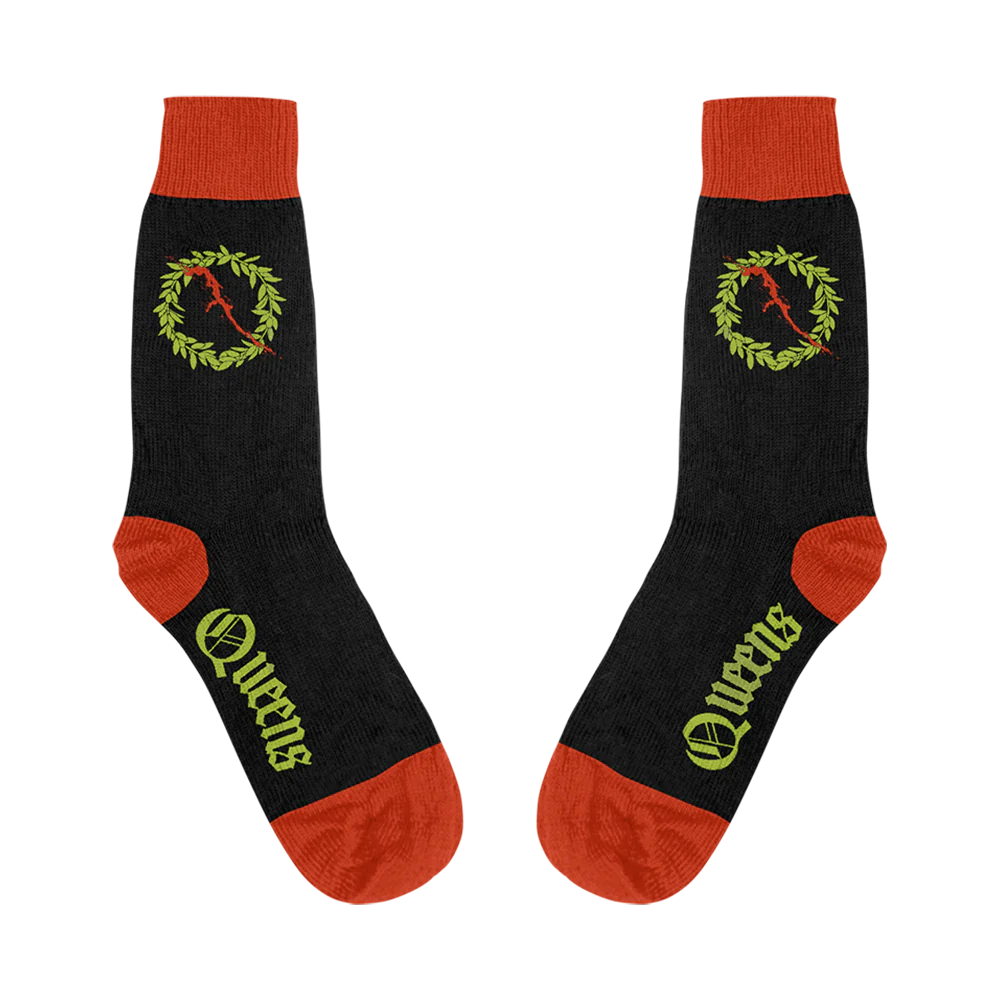 Queens Of The Stone Age - Q Wreath Christmas Sock
