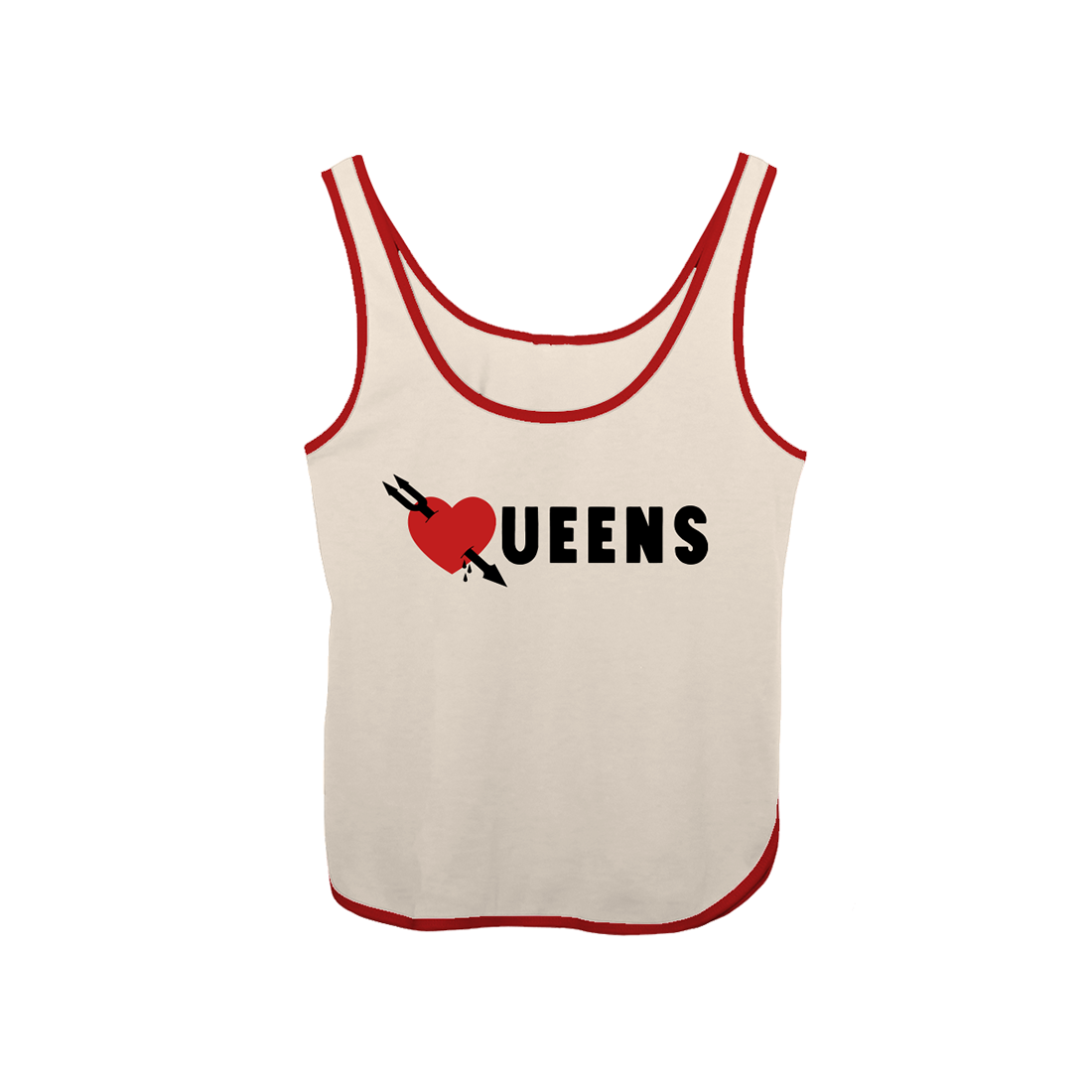 Queens Of The Stone Age - Queens Heart Retro Tank Top