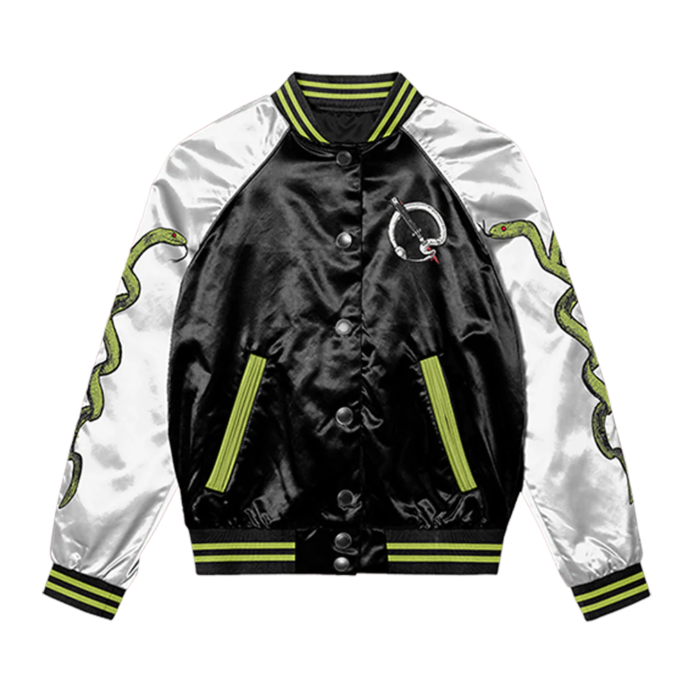 Queens Of The Stone Age - Satin Snake Retro Jacket